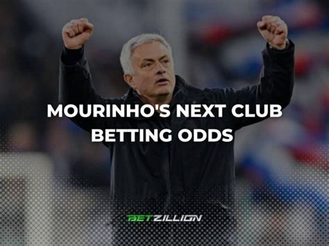 jose mourinho next club odds
